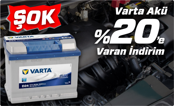 Varta Akü yüzde 20’ye varan indirim